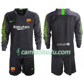 Camisolas de Futebol FC Barcelona Guarda Redes Criança Equipamento Alternativa 2019/20 Manga Comprida